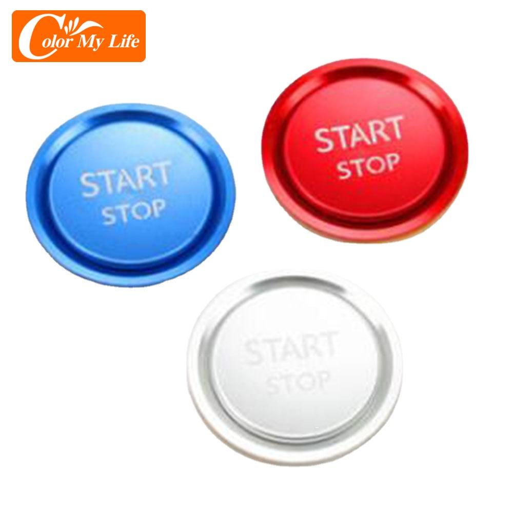 Car Stickers for Peugeot 5008 3008 408 508 2008 308 4008 Engine Start Stop Ignition Button Ring Cover Car-Styling Sticker