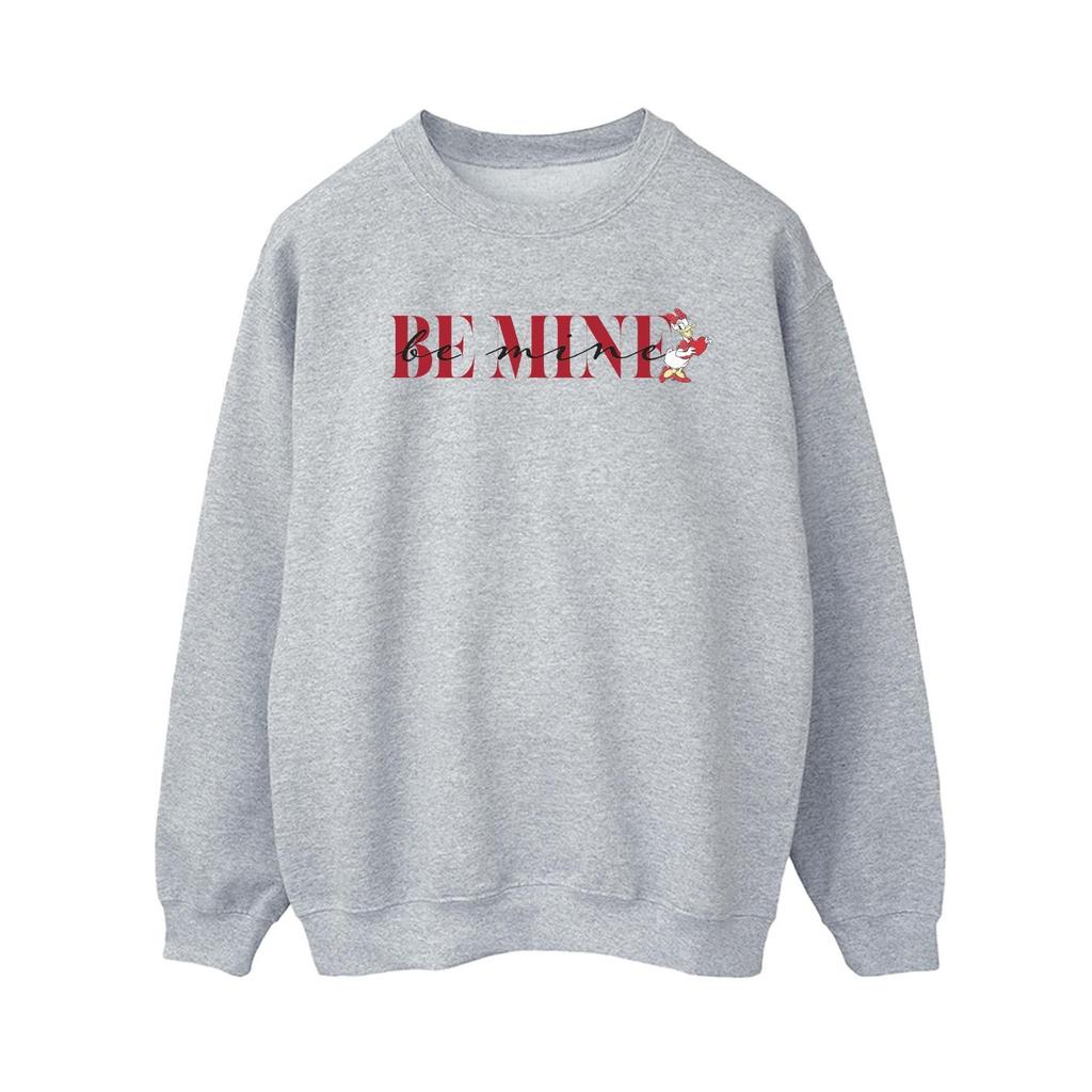 Disney Womens/Ladies Valentine Be Mine Daisy Duck Sweatshirt