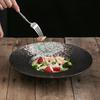 Japanese Western Pasta Deep Plate Seat Ufo Salad Plate Household Black Ceramic Straw Hat Bowl