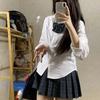 Camellia & Book Academy Style Black Blazer: Petite British School Uniform Outerwear for Women