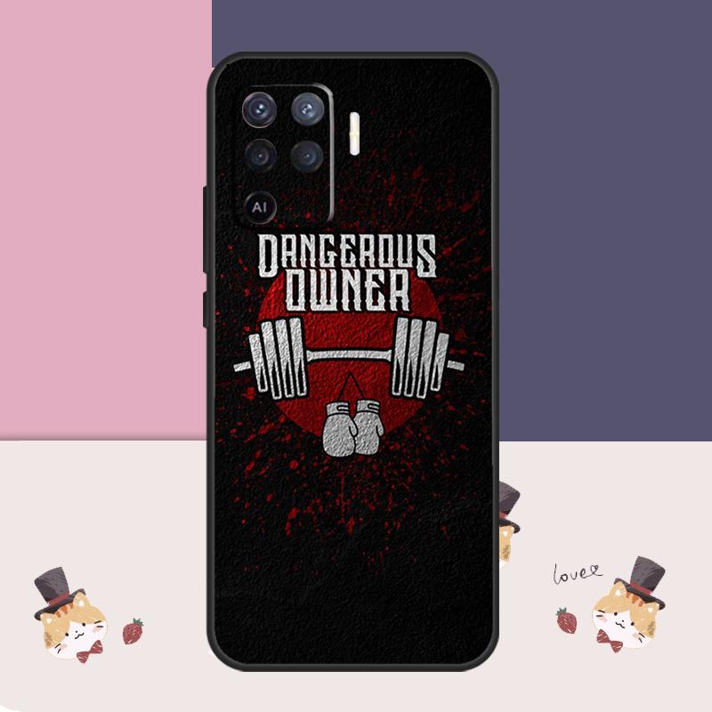 Warning Angry Danger Owner Case For Oppo A38 A58 A78 A98 A54 A74 A94 A18 A57 A17 A77 A80 A60 A40 A96 A76 A16 A15 A5 Pro