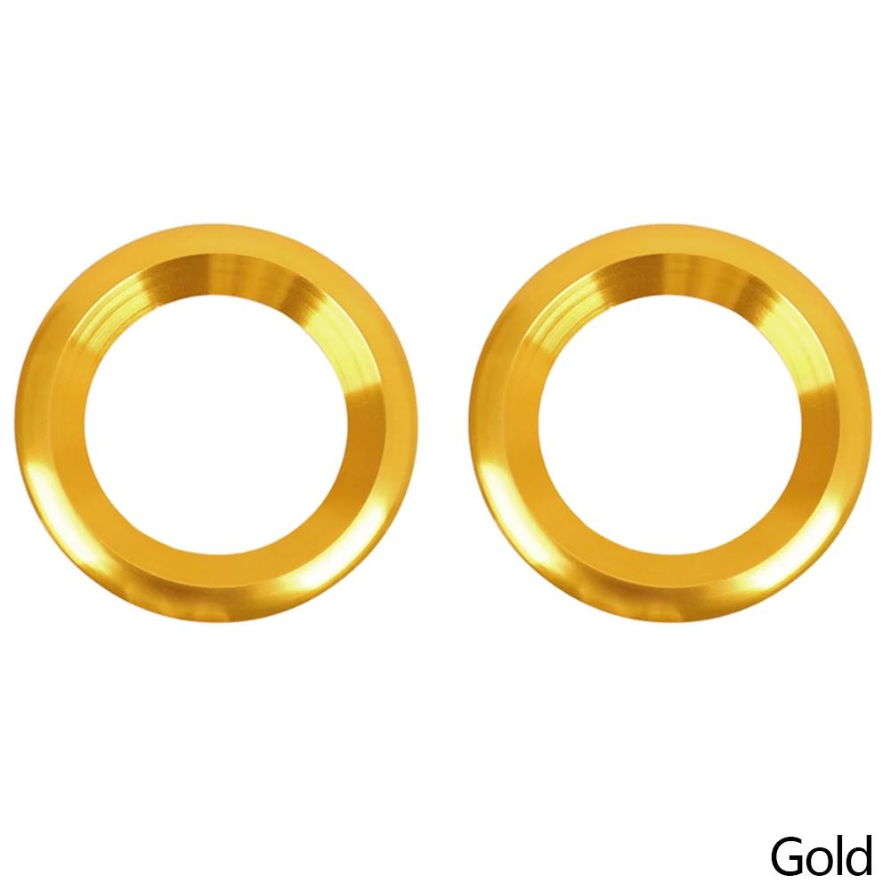 2PCS Car Decor Circle Trims Głośnik Anodowane Aluminium Car Door Audio Speaker Rings Trims dla Honda Civic 2016 2017 2018 2019