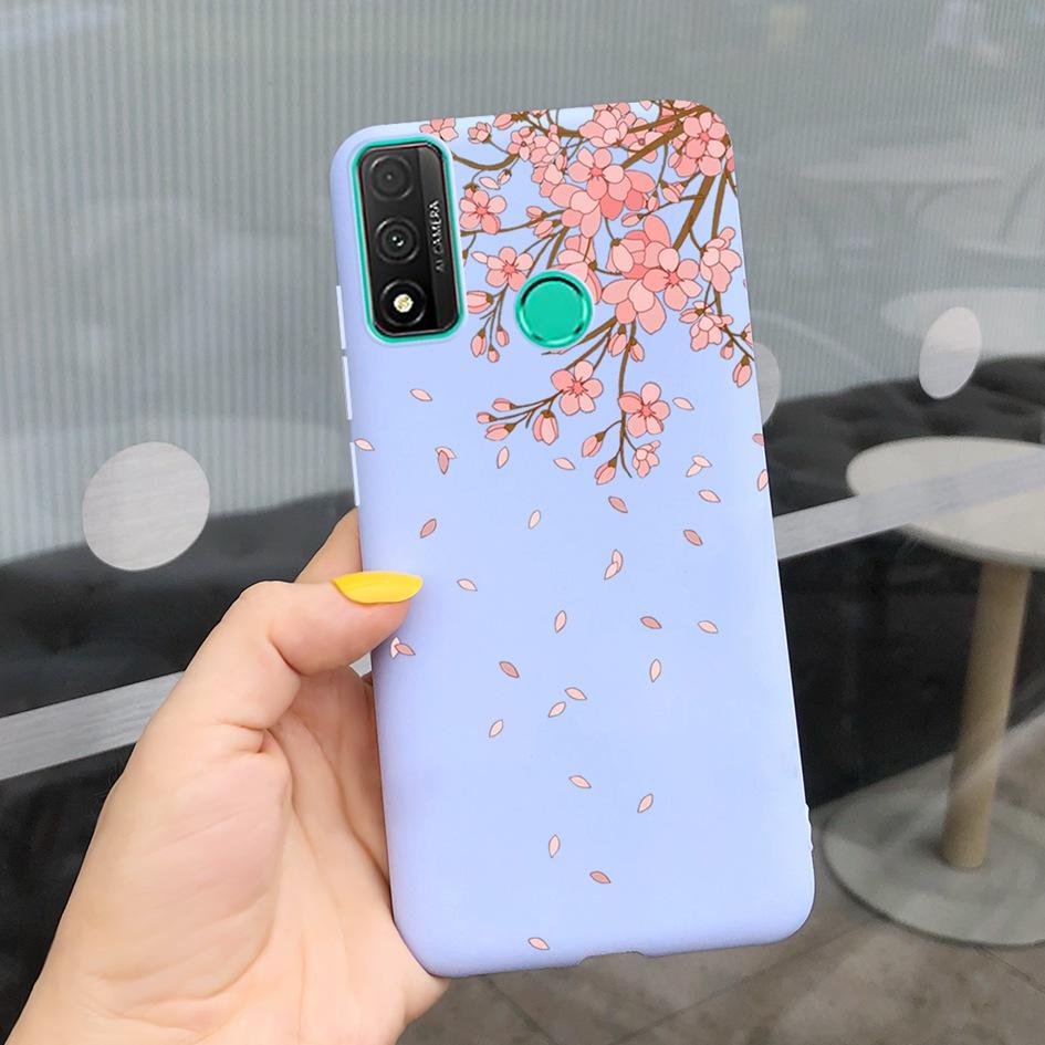 For Funda Huawei P Smart 2020 Case Coque Popular Lavender Flower Phone Case For Huawei P Smart 2020 6.21  Soft Shockproof Bumper P Smart 2020