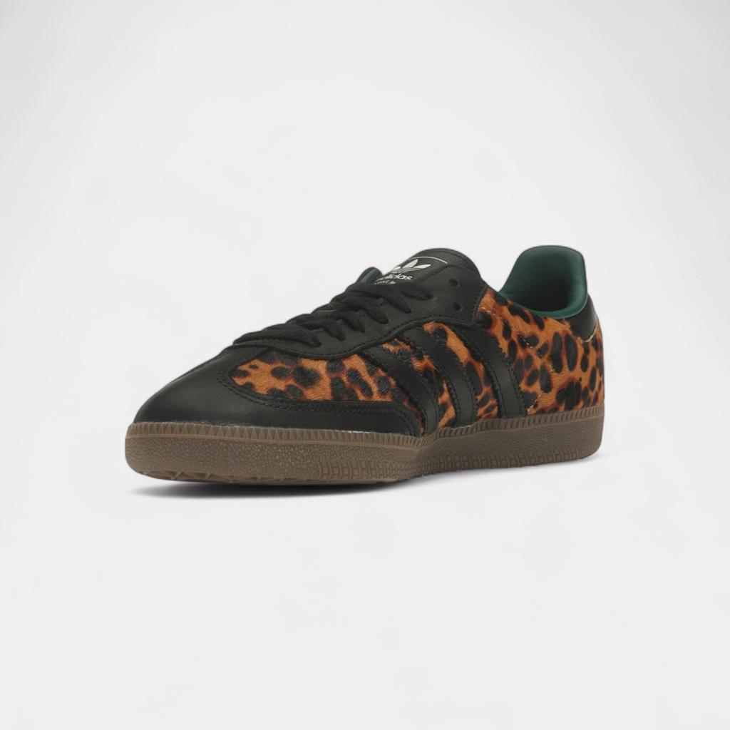 adidas Samba OG Black Green Leopard (Women's)