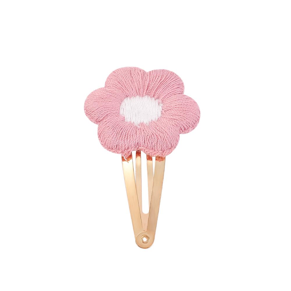 2 Stück/Los Stickerei Blume Haarnadeln Kinder Blume Haarspangen Süße Mädchen Baby Haarschmuck Vintage Haarnadeln Haarspangen