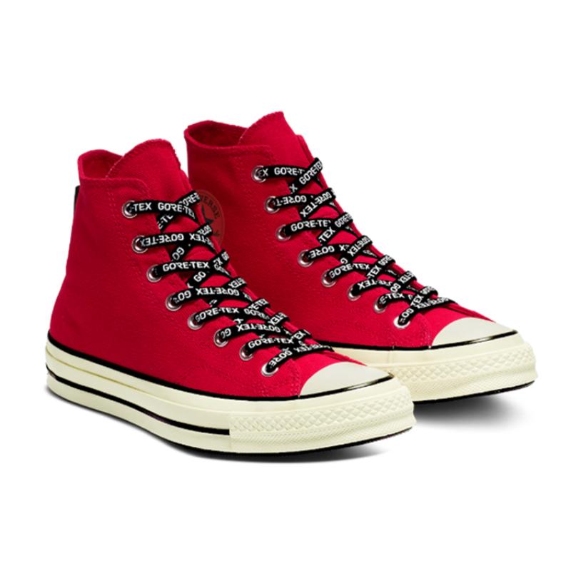 Converse Chuck Taylor All Star 1970s GORE-TEX Canvas High Top Lace-up High Top Canvas Unisex Red