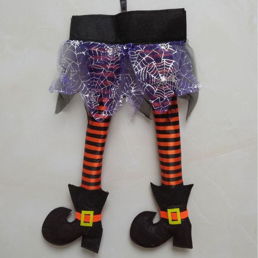 Witch Legs Witch Legs Ornament High Heel Halloween Hanging Witch Legs Easy Use   Shopping Mall