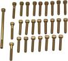 CF POSH Crankcase Cover Screw Set 24K Gold Plated Stainless