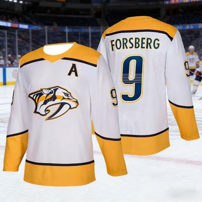 2026 Men's Ice Hockey Jersey with 3D Printed Animal Logo, Breathable and  White Long-sleeved Sportswear Kids