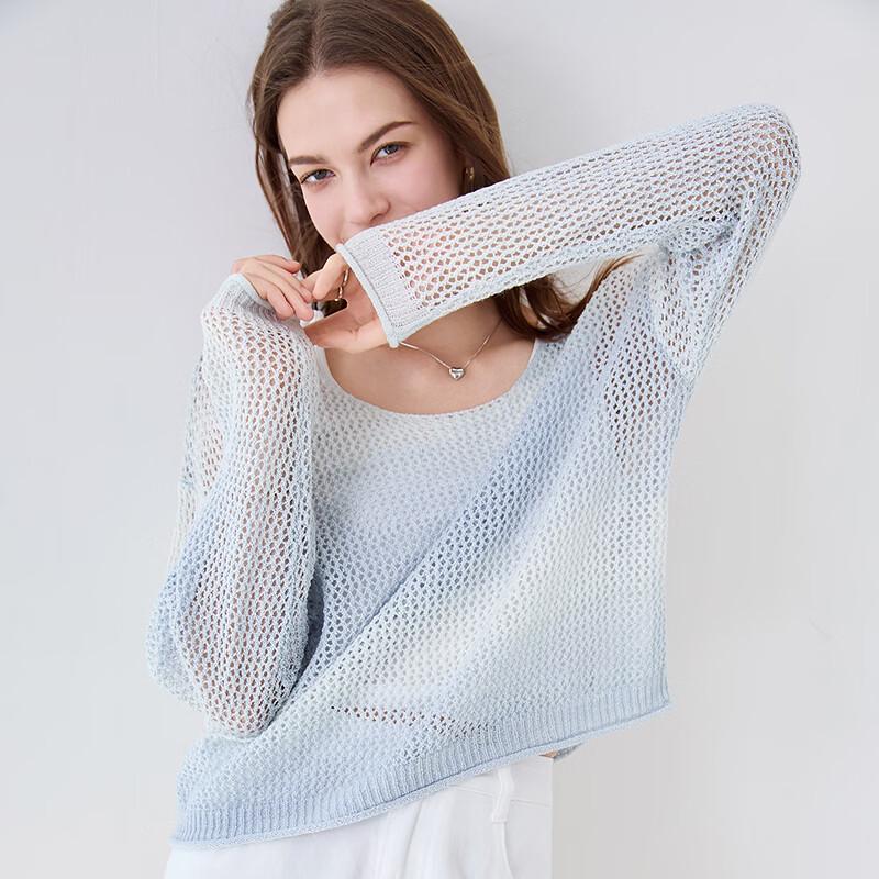 Betu Women's Hollow Knit Two-Piece Top