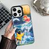 Anime P-ponyo Phone Case Matte Colored Silver For Iphone 17 16 15 14 Pro 13 12 Air Plus 11 7 8 Max Luxury Cover