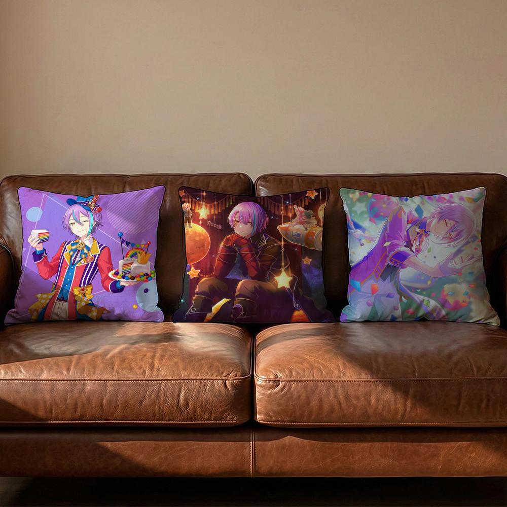 KKamishiro Rui Cushion Cover Soft Reversible Durable Pillow Cover MultiScene Use for Home Car Daily Comfort