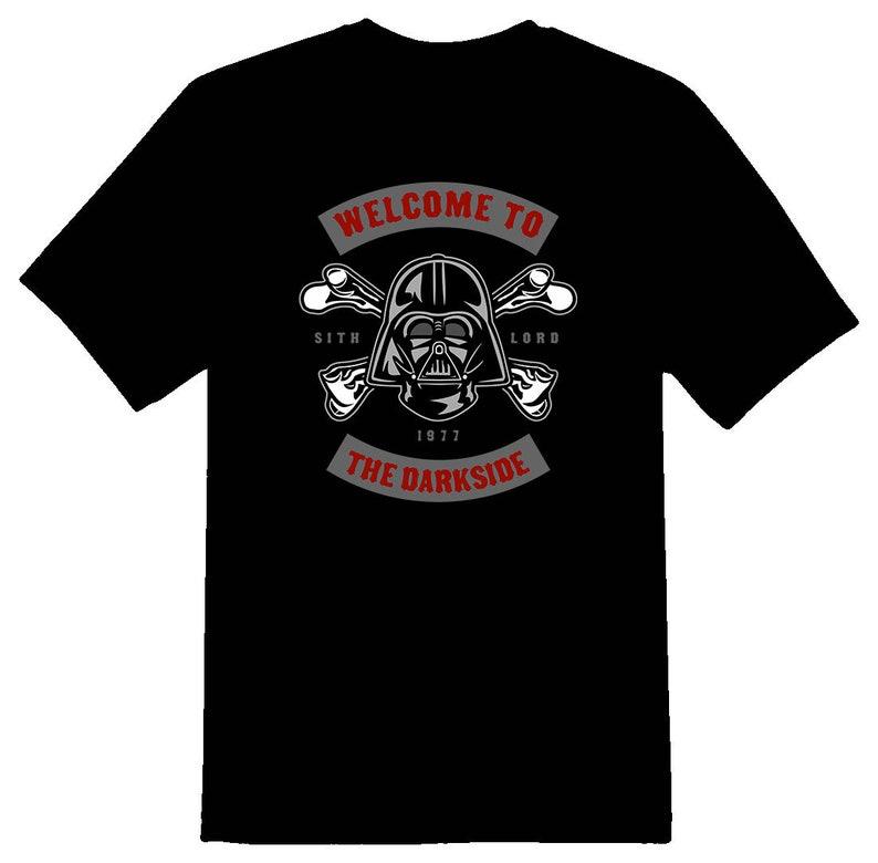 Welcome to the darkside Tee shirt black 100