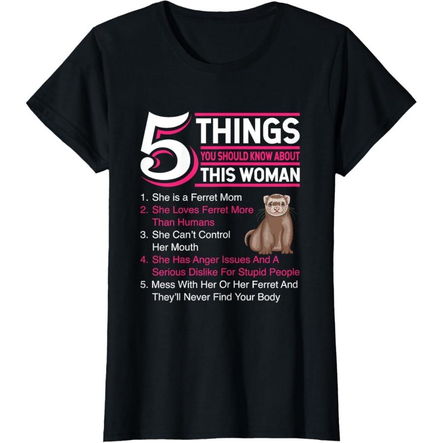 5 вещей, которые вы должны знать о женщинах-хорьках - Футболка для мамы-хорька S