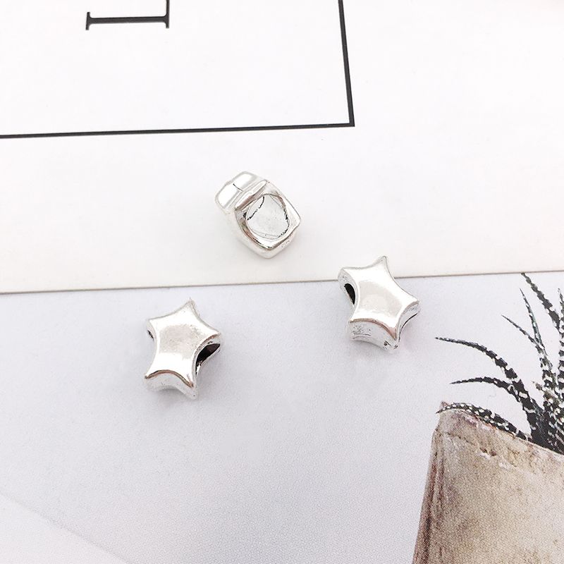 

30-Piece Material Package Alloy Five-Pointed Star Handmade DIY 30-9x11mm-3957