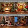 Cross-border Christmas Tapestry: Home Décor Wall Hanging for Bedroom & Photography