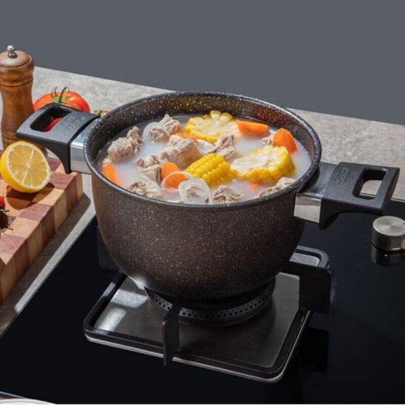Kangbah KGL3A Maifan Stone 3-Piece Cookware Set