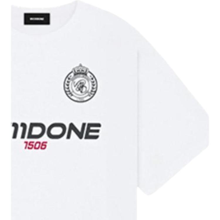 We11done Ss26 Letter Logo Loose Fit T-Shirt Unisex Tops WD-TT2-26-955-U-WH