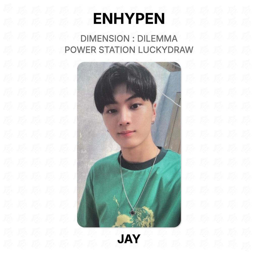 ENHYPEN DIMENSION : DILEMMA POWER STATION LUCKYDRAW Official Photocard