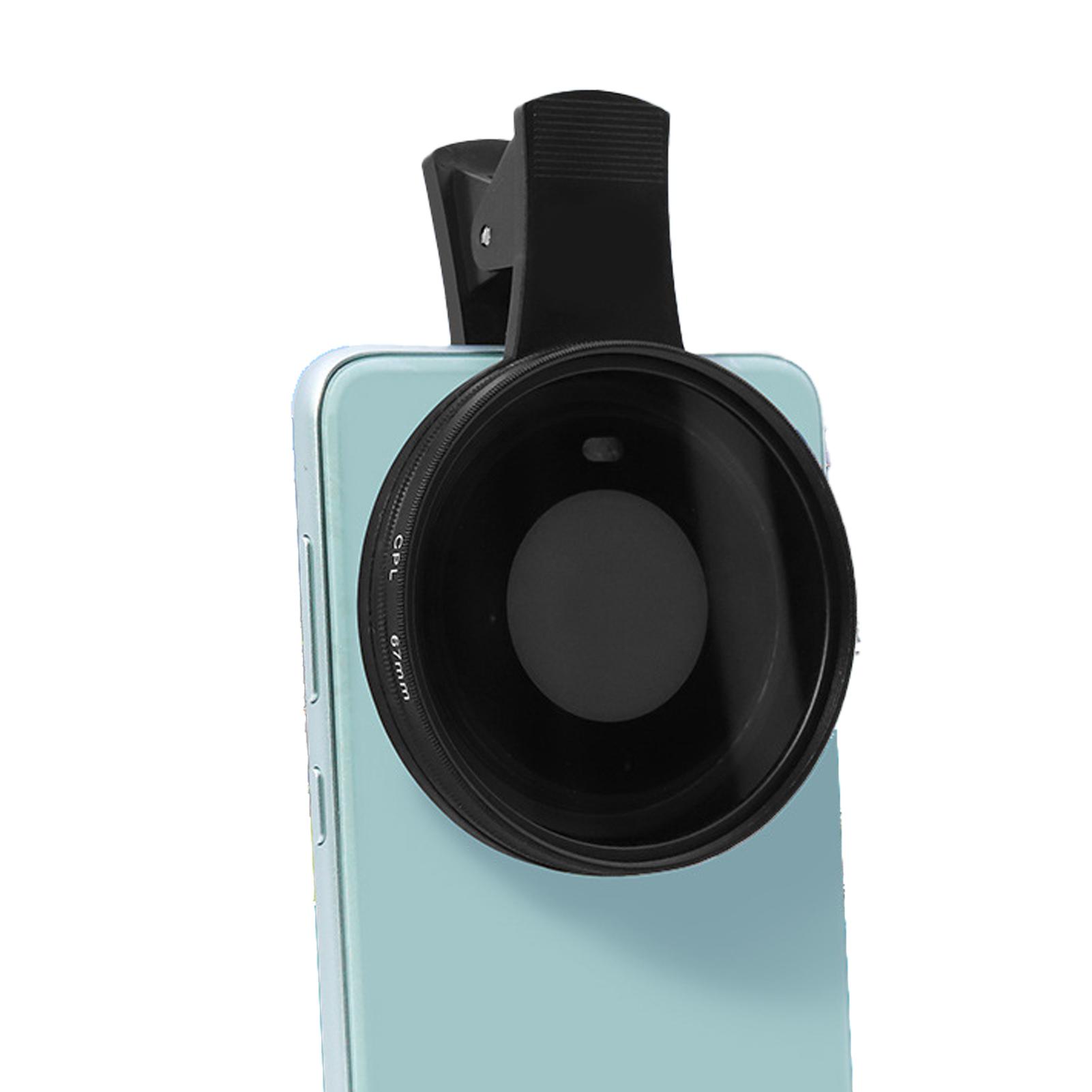 

Компактный набор линз для камеры телефона с поляризационным фильтром CPL-фильтром для телефона с клипсой Набор линз для телефона