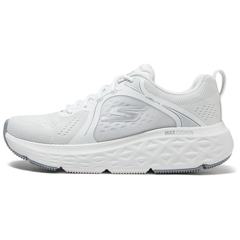 Skechers WOMEN’S GO Women Fabric Shock Absorbing Low Top Running Shoes White Grey 129132-WGY 36