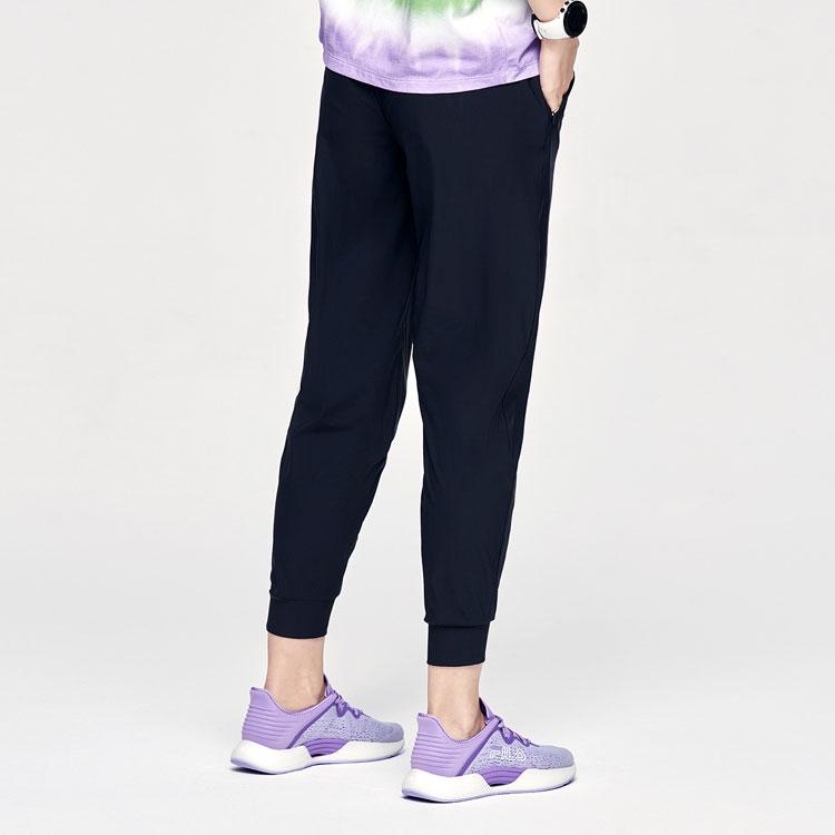 New FILA Knitted Sweatpants Women's Black A11W121604FBK