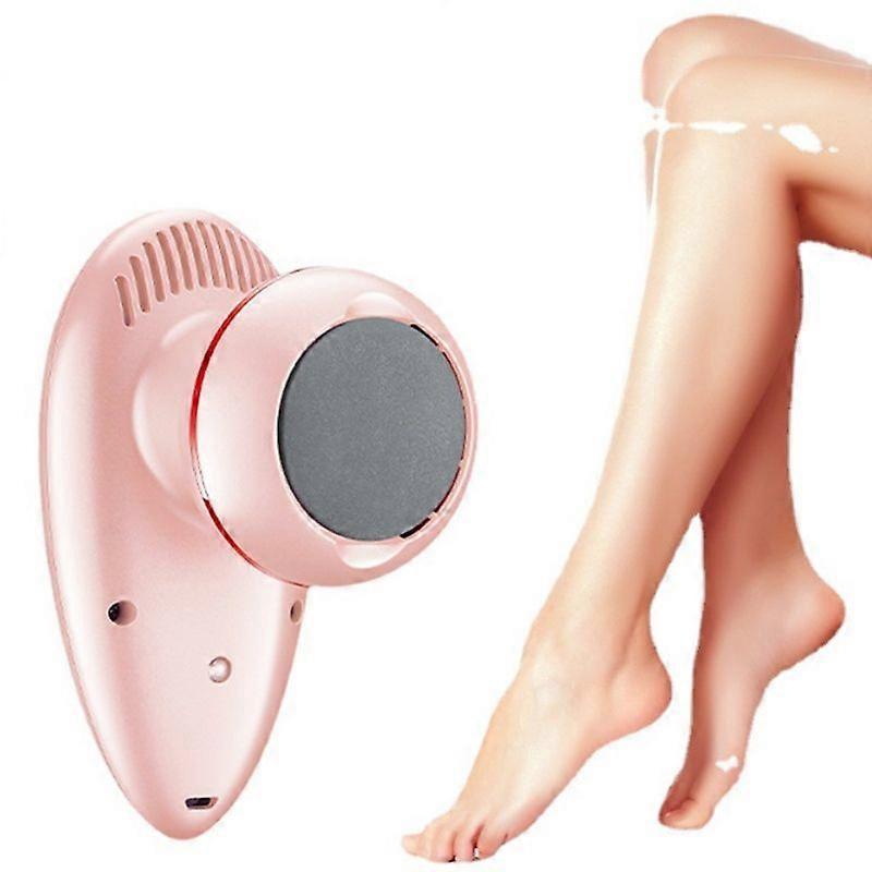 Přenosný elektrický vakuový adsorpční pilník na nohy s USB dobíjecími nástroji pro péči o pleť pro odumřelou kůži, růžový