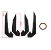 4Pcs Front Bumper Splitter Fins for Honda Civic TYPE R 2016-2021 Carbon