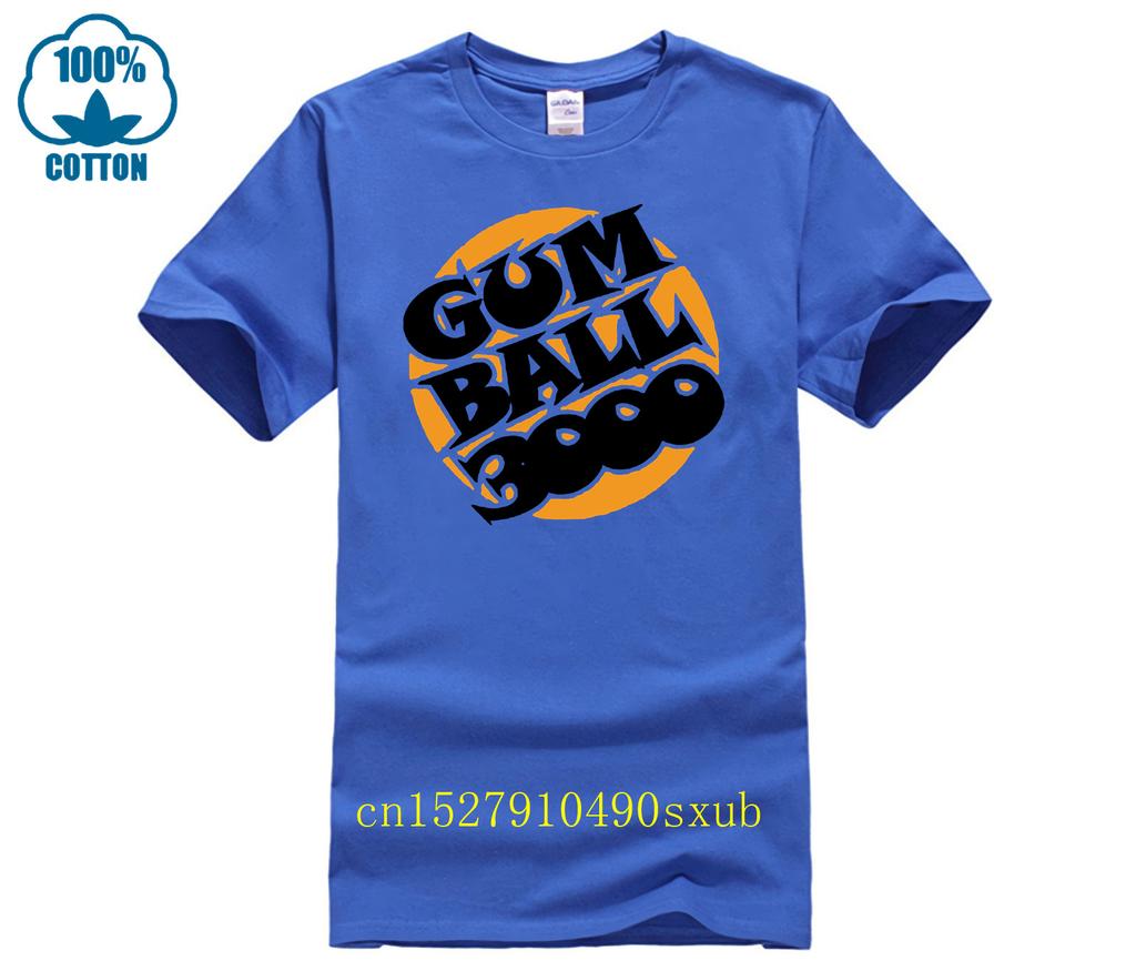 2023 Hot Sale New Fashion Brand Fashion Men Printed T Shirts Gumball 3000 Rally Racer Logo Striped T Shirt T Shirt