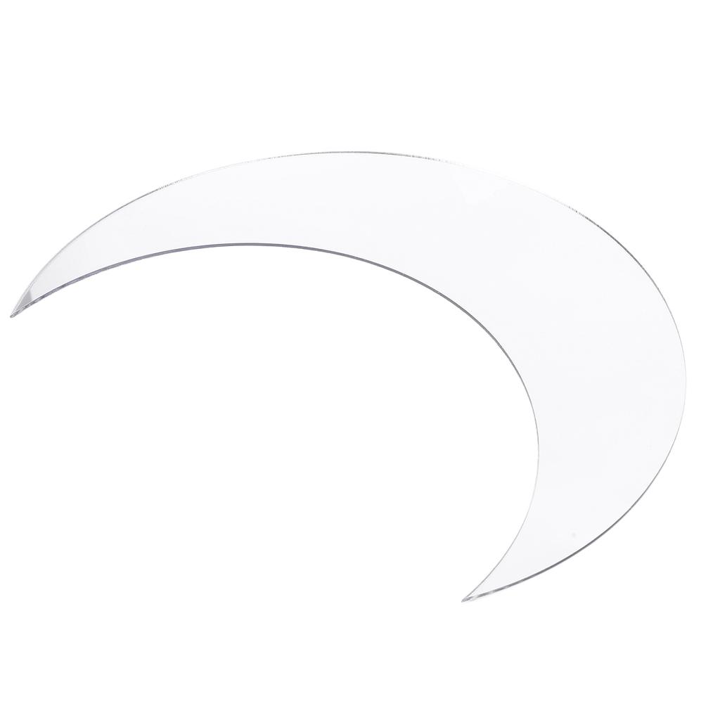 Moon Shape Mirror Wall Sticker Acrylic Decorative Background Decal for   Corridor