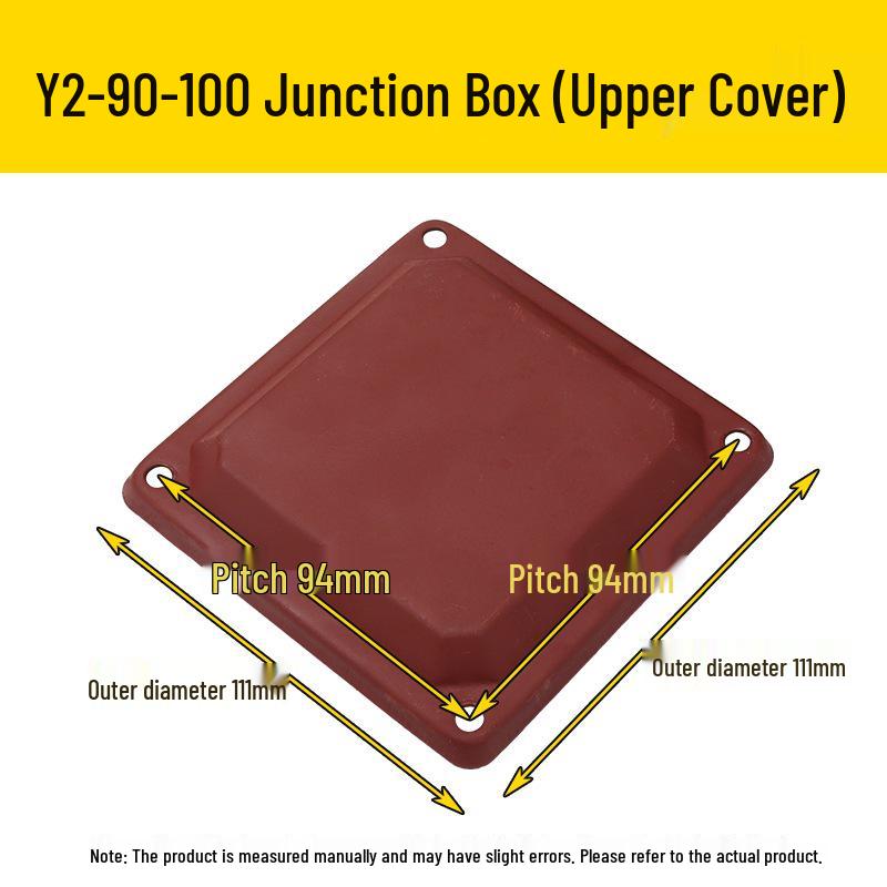 

YE2/YX3 Three-Phase Motor Accessories, Y2-90/100 Terminal Box, 380V, 1.1/2.2/3KW