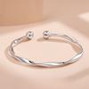 New 925 Silver Elegant Peacock Opening Screen Bracelet Bangles For Women Fashion Party Wedding Accessories Jewelry Gift
