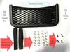 New 260x120MM Car Seat Back Storage Net: Adhesive Mobile Phone Holder and Sun Visor Organizer