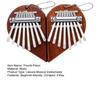 1 Pair Thumb Piano 8 Key Finger Thumb Piano with Wood Base Easy To Learn Kalimba for Beginners Kids And Adults