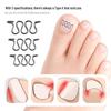 Stretchable Small Invisible Ingrown Toenail Patch with Nickel Alloy Coil Wire for Nail Correction, Fits in Shoes.
