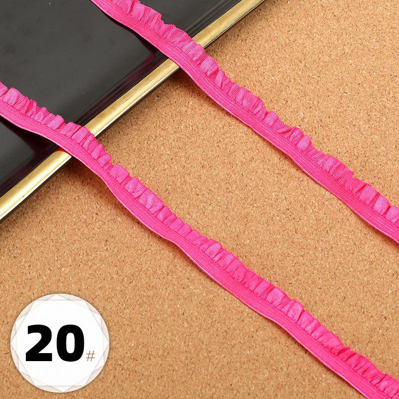 5m Elastic Lace DIY Clothing Neckline Cuff Cloth Strips Clothes Hem Decorative Trim Ribbons Party Dress Decoration Sewing Fabric