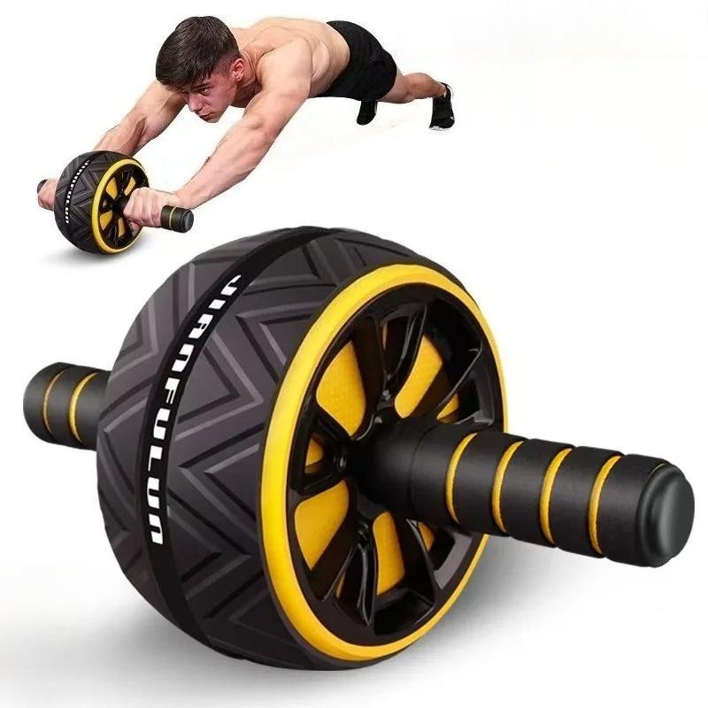 1Pcs Universal Sports Abs Roller for Men Women Abdominal Exercise Slimming Belly Home Gym Fitness Abdominal Wheel Mute Not Noisy