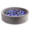 Dry Ball Pit 400 Pieces 110x30 Velvet Lilac: Transparent, Heather, Purple, Gray