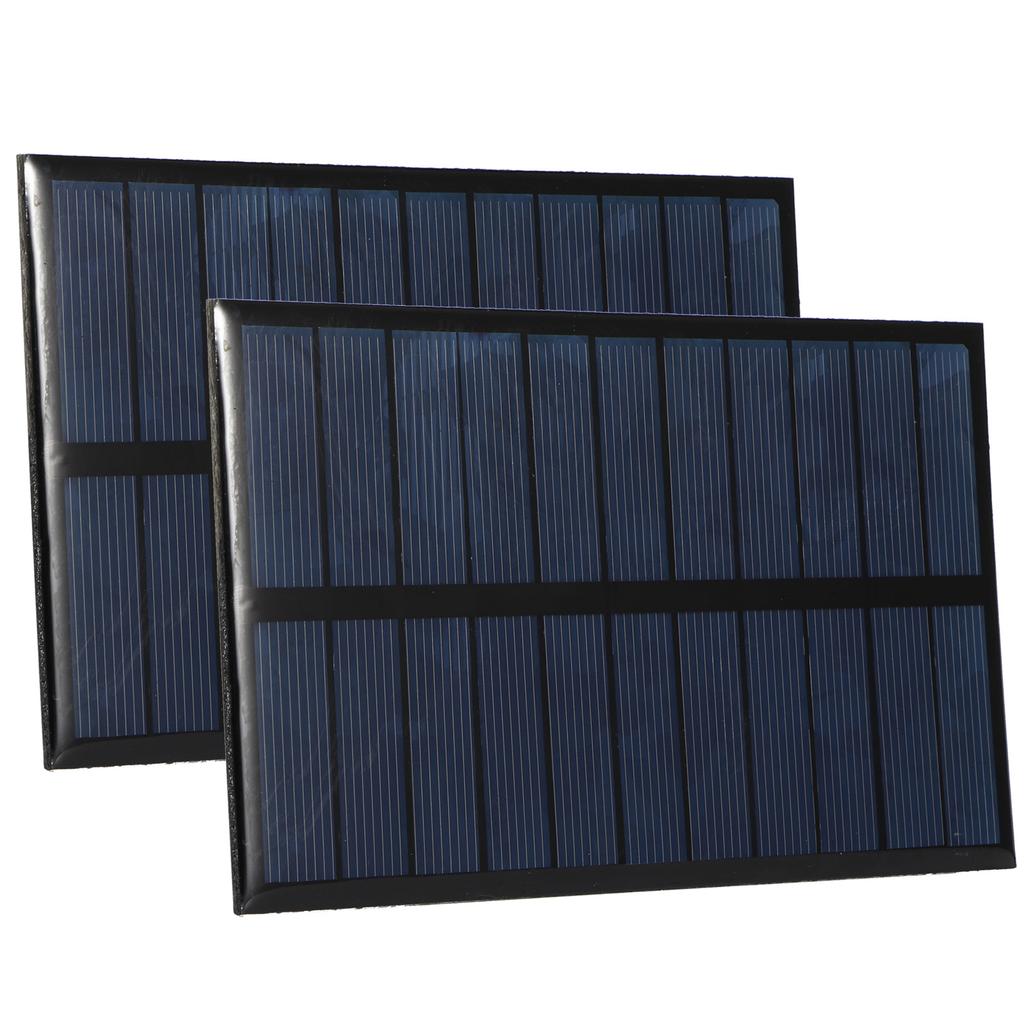 2 Stück Mini Polysilizium Solarpanel DIY Batterieladegerät Solarenergie Ladegerät Panel 1.6W 5.5V