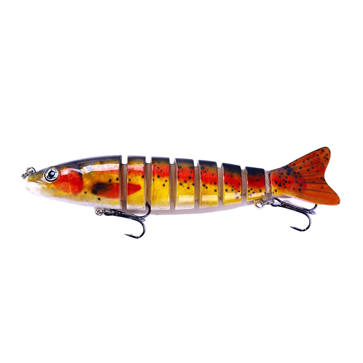 

Многоцелевой сегментный воблеры Swimbait Pike Wobblers 12.8 см-18 г рыболовная приманка Isca Artificia для приманки Bass Pike