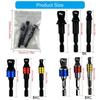 Versatility 3Piece Oscillating Socket Adapter Set 1/4inch Flexible Shank Perfect For Professional And DIY Drilling Need