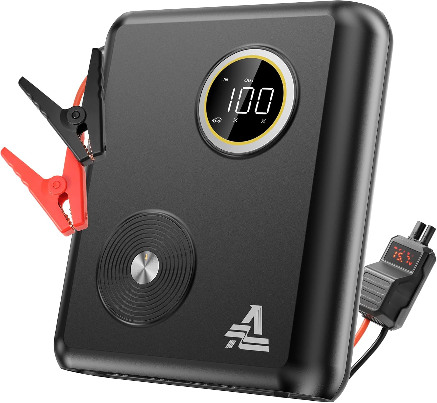 

Sodium 27500mAh 6000A Car Jump Starter, PD 60W, 12V Portable with LED Display & 1500LM Light