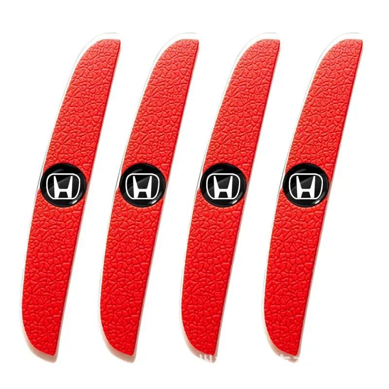 

XR Car New Honda 4Pcs Car Door Anti-Collision Strip Rearview Mirror Protection Sticker For Honda Civic Fit City Cry Accord CB5 оранжевый