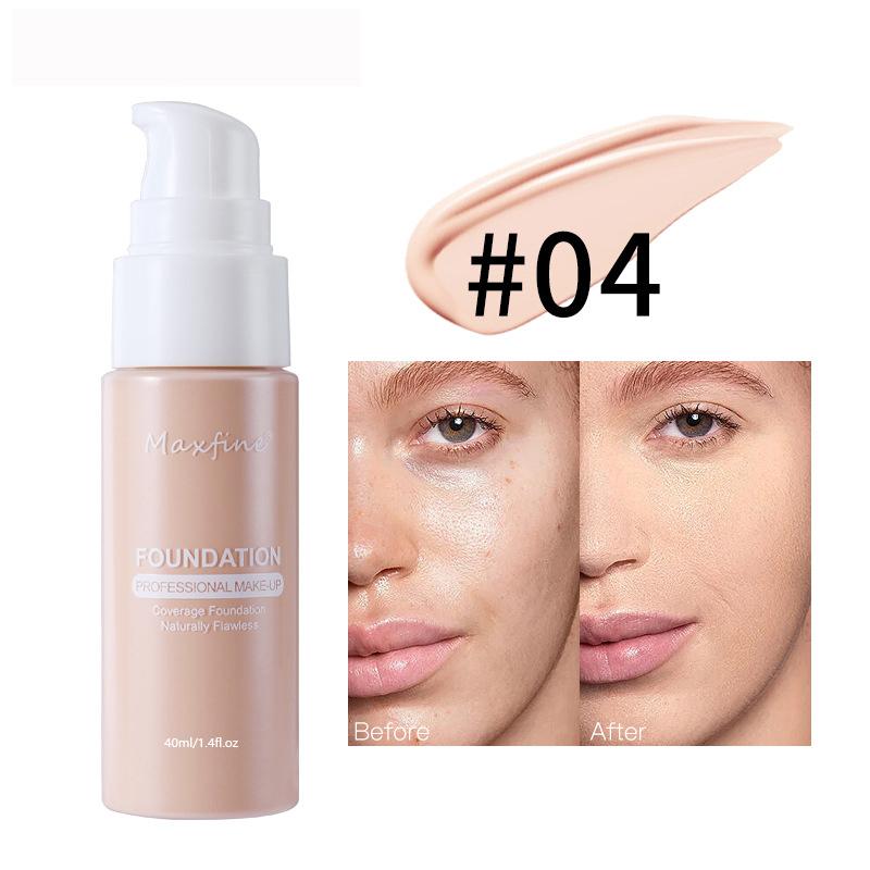1PCS 12 Liquid Foundation Powder Is Light And Delicate Moisturizing High Coverage Easy To Apply And Long Lasting