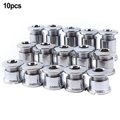 10pcs Chainring Screws Corrosion-Resistant Mountain Bike