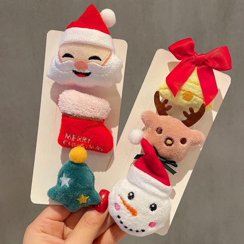 Reindeer Snowman Christmas Brooch Pin for Women - Holiday Gift & Decoration