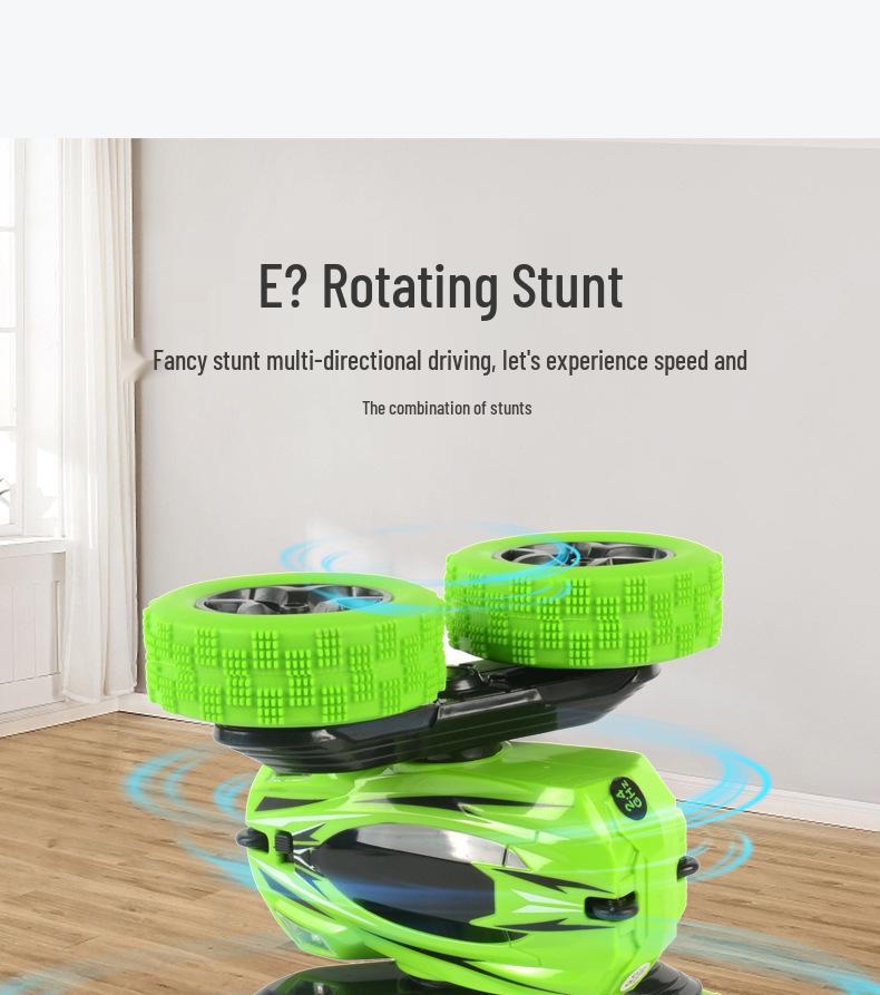 Cross-border Tumbling Double-sided Electric RC Stunt Car Toy for Kids
