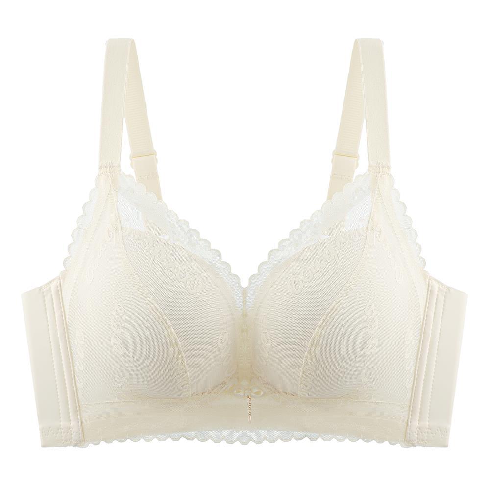 

New bra, small breasts gather comfortably, thickened extra thick, flat breasts show large collection, slippery cup bra 38/85AB шампанського