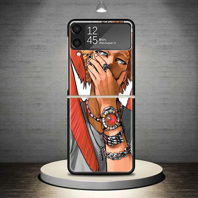 Hawks MHA My Hero A-Academy Phone Case For Samsung Galaxy Z Flip 7 6 5 4 3 5G Shockproof Cover Z Flip7 Flip6 ZFlip5 Flip3 Flip4