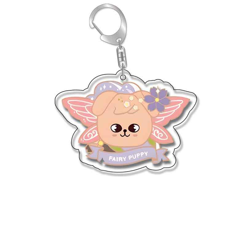Stray Kids Lee Yongbok & Hwang Hyun Jin Double-Sided Acrylic Keychain Pendant (Official Style) 5.5cm